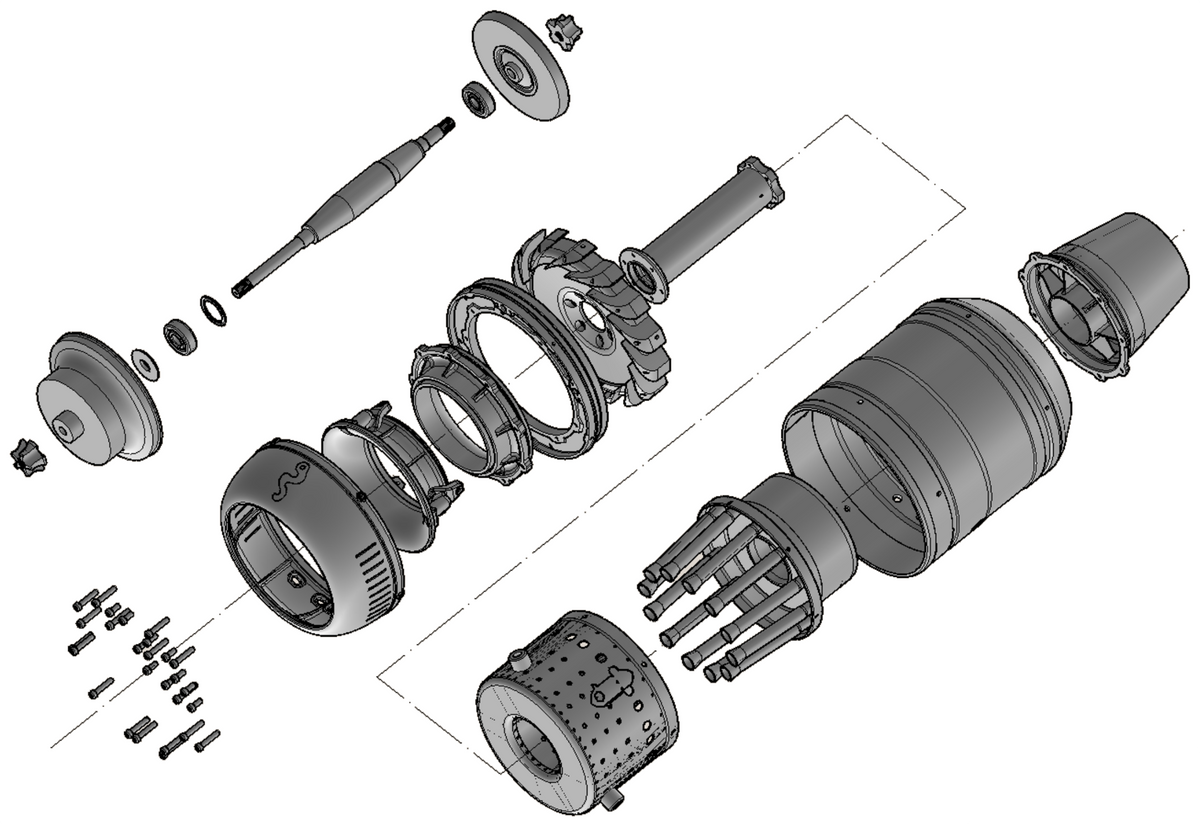 M400 Turbojet engine – Max Prototypes
